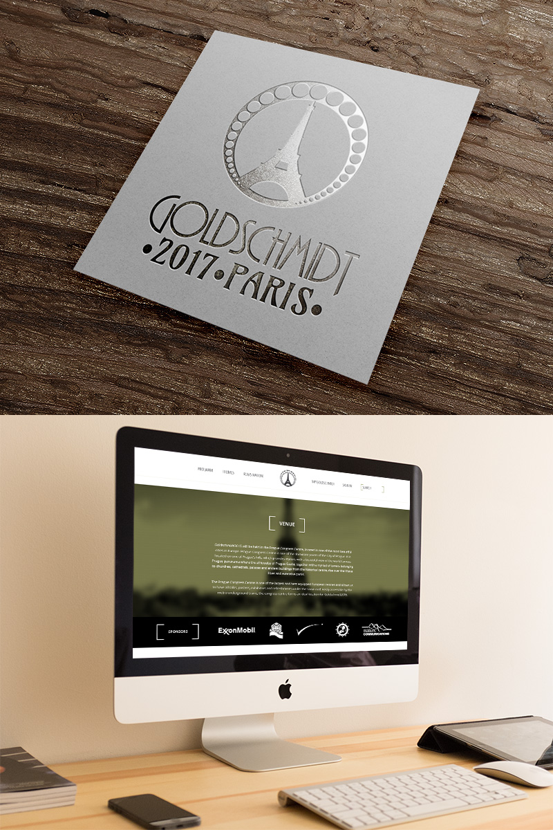 Logo - Goldschmidt 2017 web design for homepage