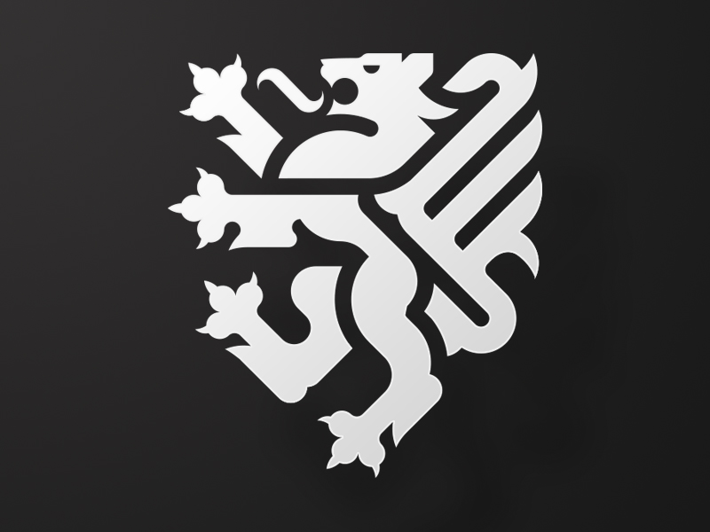 Digital heraldic artwork for logo design for Cambridge heraldic artist
